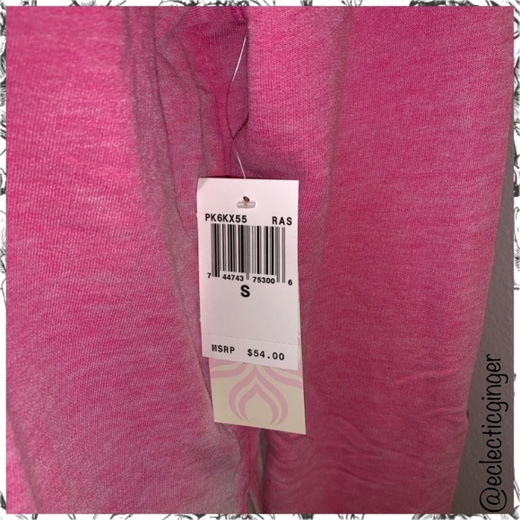 Pink burnout lightweight sweater by Pink Lotus - Picture 7 of 8